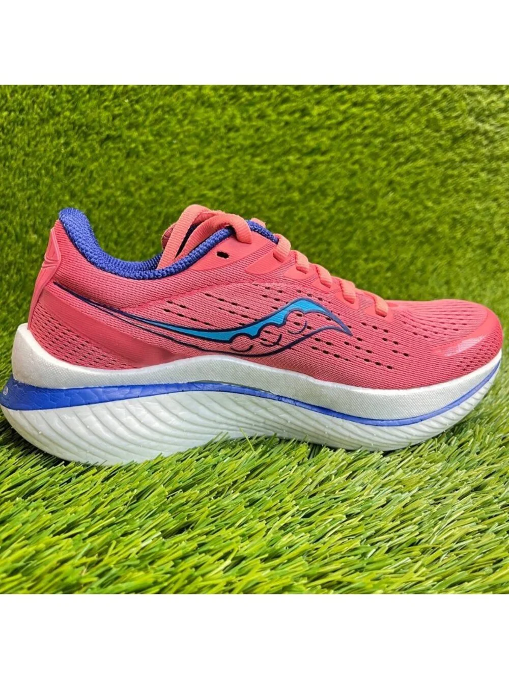 Saucony Endorphin Speed 3 Womens Size 5 Pink Blue White Running Shoes Sneakers